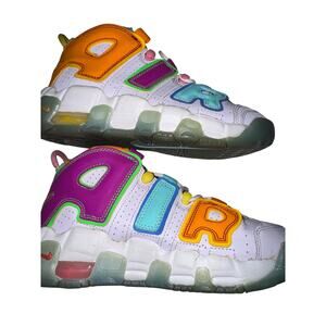 Nike Air More Uptempo Mix n Match Multi 2020 Kids Sneaker 4.5Y women size 6